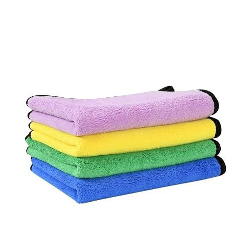 Aroma Towels Microfiber Cloth Streak-Free Multipurpose Cloths Towel for Car Cleaning Highly Absorbent Wash Cloth for Kitchen Window Automotive Towels for Polishing Washing, Pack of 3, 40 x 30 CM