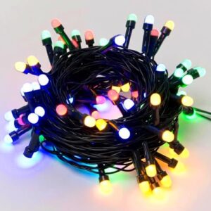 GIGAWATTS Paarth 6.5M LED String Lights 8 Modes Pixel Fairy Light Serial-String Decoration Bulb for Indoor Outdoor Diwali Party Wedding Christmas Festival Lighting Decor (Pack of 1, Multicolor)