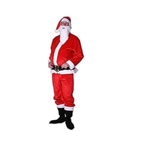 Mobison Santa Claus Dress Costume for Adults (18+ Years) For Christmas/New Year (Premium Series)