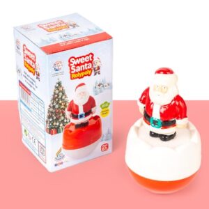 RATNA’S Sweet Santa Rolypoly Push and Shake Wobbling Bell Sounds Musical Rattling Toy for New Born Babies & Toddlers