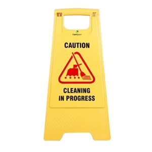 Sign Board, Yellow Caution Sign Board, Housekeeping Signage, Slippery Floor Board, Safety Signs, Wet Floor Stand, Wet Area Board, Floor Cleaning Signs, Plastic sign Board (Cleaning In Progress)