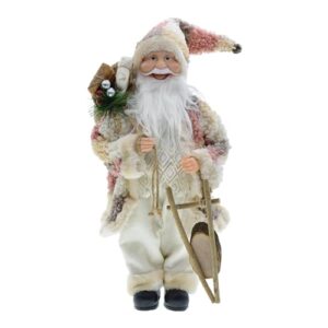 APSAMBR-New 1 PCs Christmas Ornaments Mini Santa Claus Merry Christmas Decorations for Home New Year DIY Tree Hanging Dolls Gifts