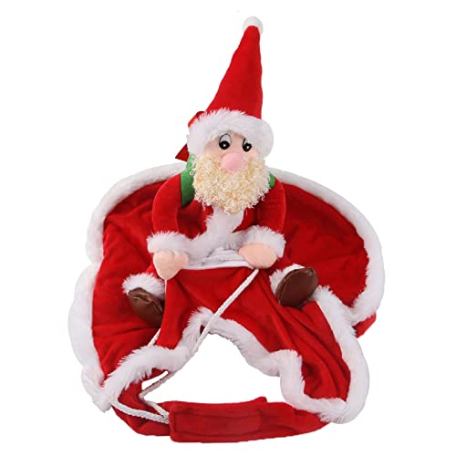 Enakshi Pet Santa Christmas Costumes Santa Claus Riding On Dogs Pet Cosplay Costumes S |Pet Supplies | Dog Supplies | Costumes