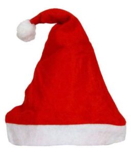 Jamboree Christmas Santa caps Hats Caps Santa Claus Xmas Cap Christmas Gift New Year Cap Merry Christmas Free Size Pack of 10