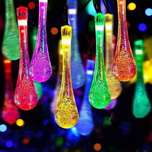 X14STORE Water Drop String Ball Light 16 LED Waterproof Crystal Fairy String Lights Indoor Outdoor Diwali, Christmas, Party, Birthday, Home, Garden, Decoration – Pack of 1, Multicolour